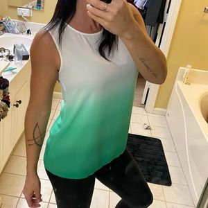 Ombré Green Blouse
